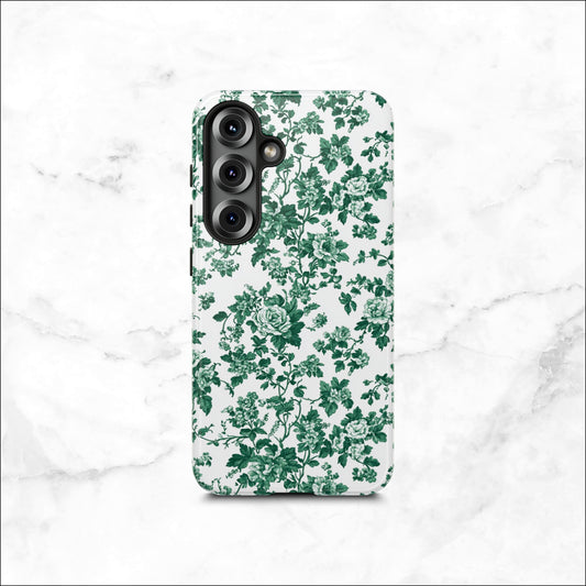 Moss Toile - Samsung Galaxy Case Phone Case-aesthetic phone case-shockproof phone case-cute phone case-designer phone case-elegant phone case-luxury phone case-phone accessories-fashion accessory