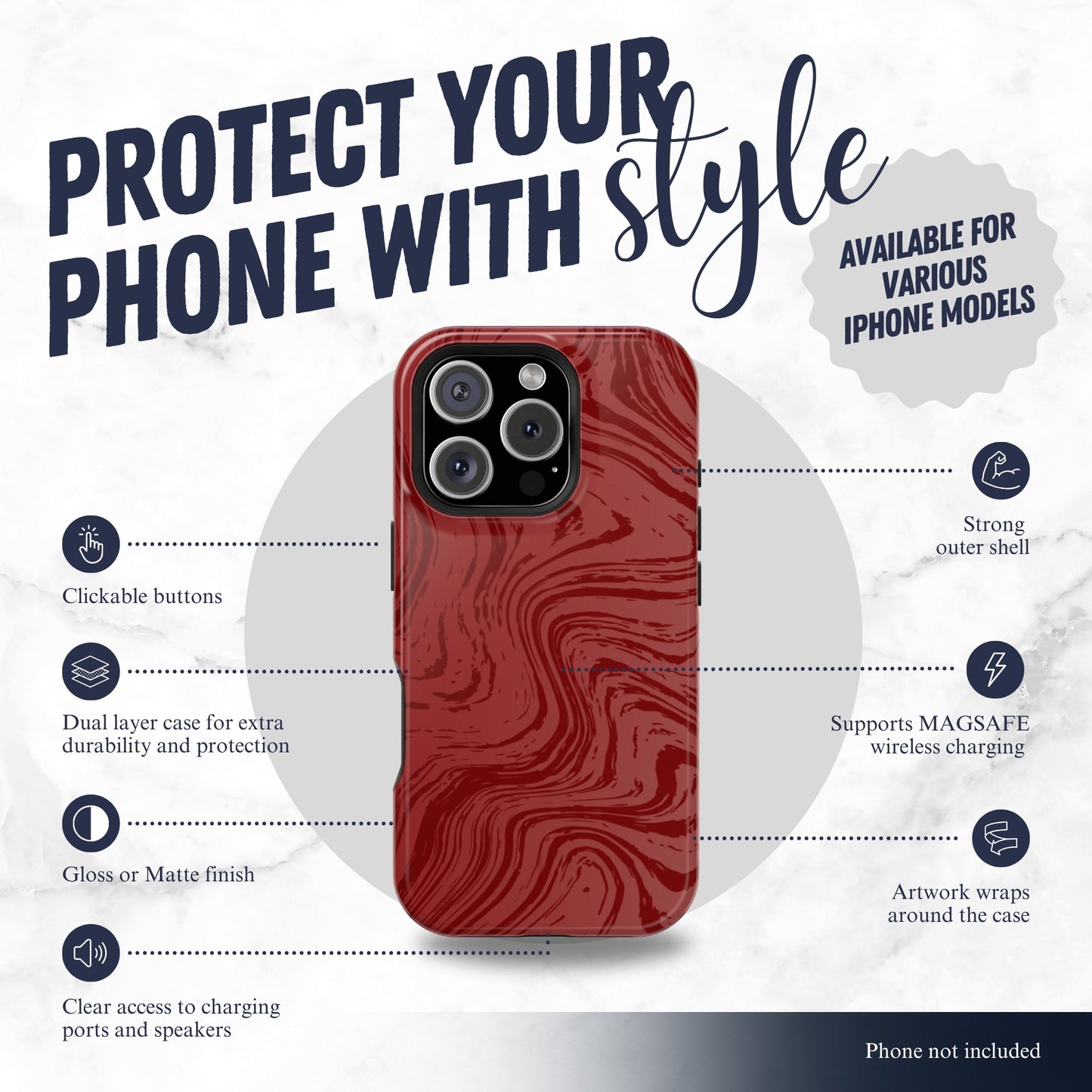 Enchantress - Magsafe iPhone Case Phone Case-aesthetic phone case-shockproof phone case-cute phone case-designer phone case-elegant phone case-luxury phone case-phone accessories-fashion accessory