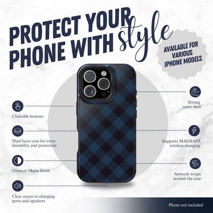 Denim Jeans - Magsafe iPhone Case Phone Case-aesthetic phone case-shockproof phone case-cute phone case-designer phone case-elegant phone case-luxury phone case-phone accessories-fashion accessory