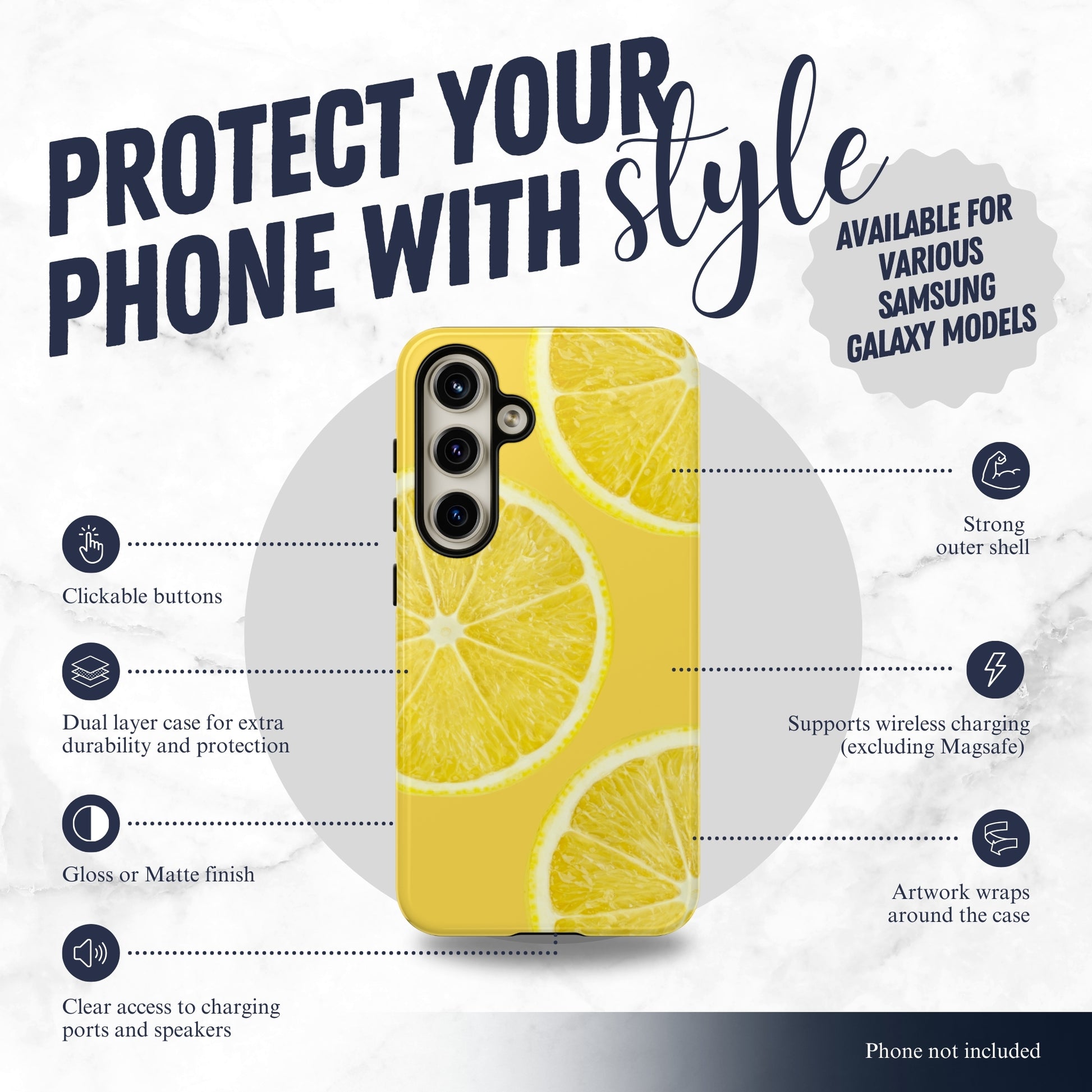 Zesty - Samsung Galaxy Case Phone Case-aesthetic phone case-shockproof phone case-cute phone case-designer phone case-elegant phone case-luxury phone case-phone accessories-fashion accessory