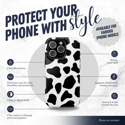 Bovine - Magsafe iPhone Case Phone Case-aesthetic phone case-shockproof phone case-cute phone case-designer phone case-elegant phone case-luxury phone case-phone accessories-fashion accessory