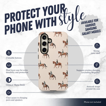 Graceful Gallop - Samsung Galaxy Case Phone Case-aesthetic phone case-shockproof phone case-cute phone case-designer phone case-elegant phone case-luxury phone case-phone accessories-fashion accessory