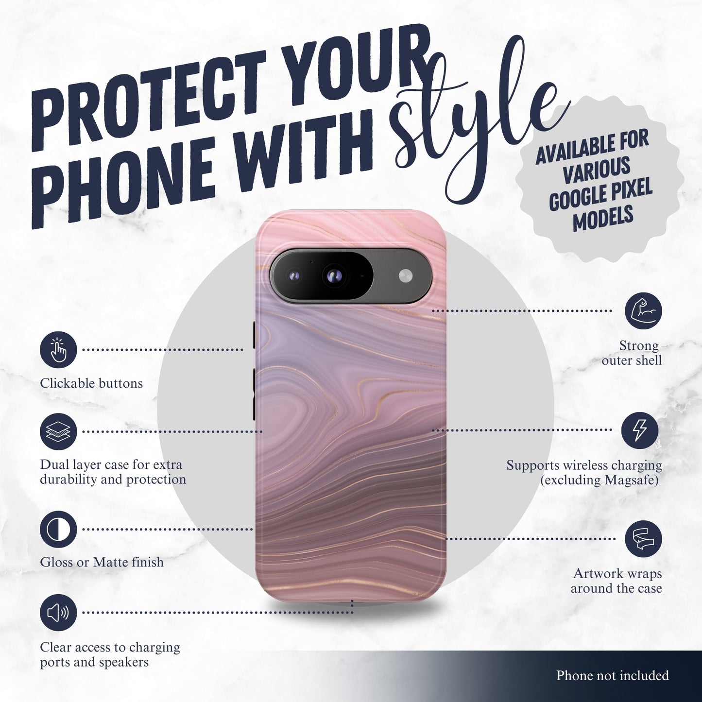 Awakened - Google Pixel Case Phone Case-aesthetic phone case-shockproof phone case-cute phone case-designer phone case-elegant phone case-luxury phone case-phone accessories-fashion accessory