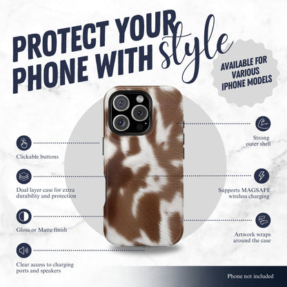 Cowgirl Ranch - Magsafe iPhone Case Phone Case-aesthetic phone case-shockproof phone case-cute phone case-designer phone case-elegant phone case-luxury phone case-phone accessories-fashion accessory
