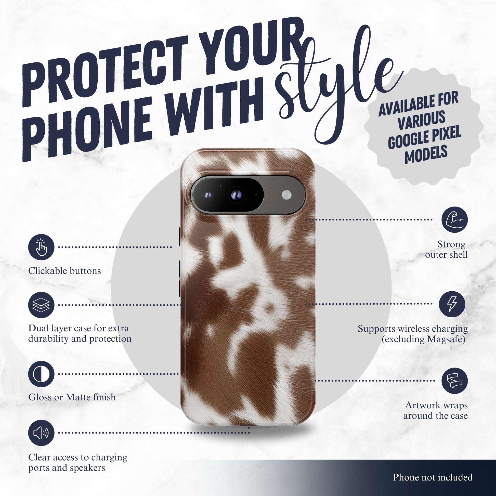 Cowgirl Ranch - Google Pixel Case Phone Case-aesthetic phone case-shockproof phone case-cute phone case-designer phone case-elegant phone case-luxury phone case-phone accessories-fashion accessory
