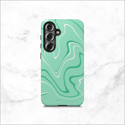 Seafoam Swish - Samsung Galaxy Case Phone Case-aesthetic phone case-shockproof phone case-cute phone case-designer phone case-elegant phone case-luxury phone case-phone accessories-fashion accessory