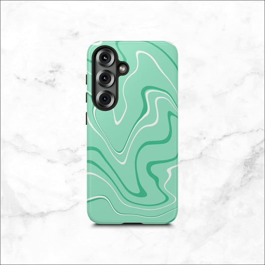 Seafoam Swish - Samsung Galaxy Case Phone Case-aesthetic phone case-shockproof phone case-cute phone case-designer phone case-elegant phone case-luxury phone case-phone accessories-fashion accessory