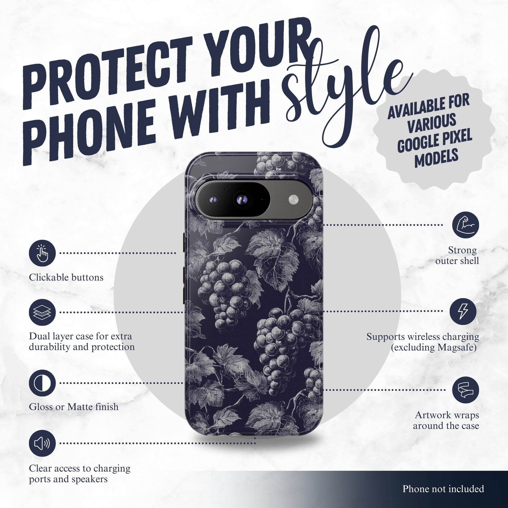 Orchard - Google Pixel Case Phone Case-aesthetic phone case-shockproof phone case-cute phone case-designer phone case-elegant phone case-luxury phone case-phone accessories-fashion accessory