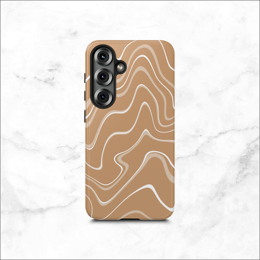 Toffee Twirl - Samsung Galaxy Case Phone Case-aesthetic phone case-shockproof phone case-cute phone case-designer phone case-elegant phone case-luxury phone case-phone accessories-fashion accessory