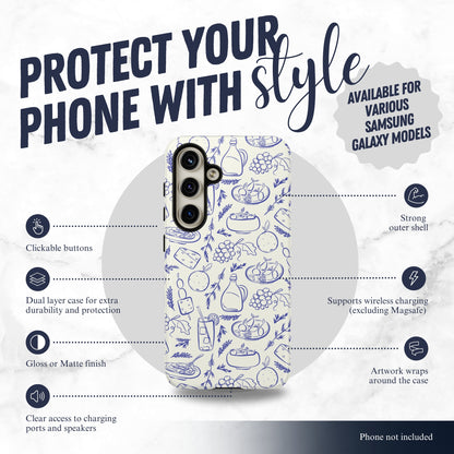 Foodie - Samsung Galaxy Case Phone Case-aesthetic phone case-shockproof phone case-cute phone case-designer phone case-elegant phone case-luxury phone case-phone accessories-fashion accessory