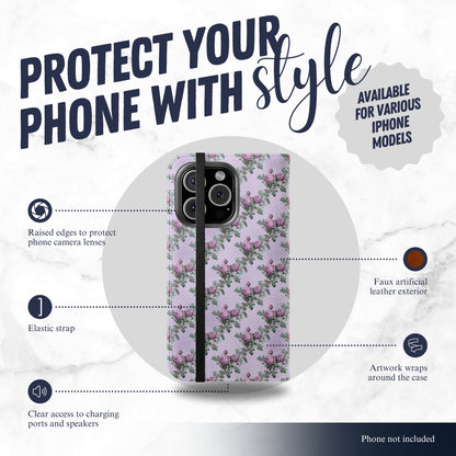Just Because - iPhone Flip Case Wallet, Leather Folio Case Phone Case-aesthetic phone case-shockproof phone case-cute phone case-designer phone case-elegant phone case-luxury phone case-phone accessories-fashion accessory