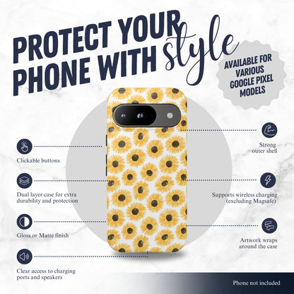 Sun Kissed - Google Pixel Case Phone Case-aesthetic phone case-shockproof phone case-cute phone case-designer phone case-elegant phone case-luxury phone case-phone accessories-fashion accessory