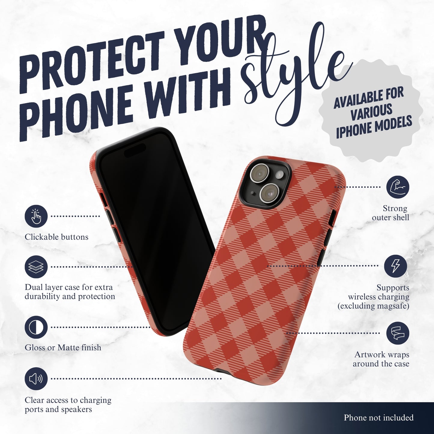 Picnic Day - iPhone Case Phone Case-aesthetic phone case-shockproof phone case-cute phone case-designer phone case-elegant phone case-luxury phone case-phone accessories-fashion accessory