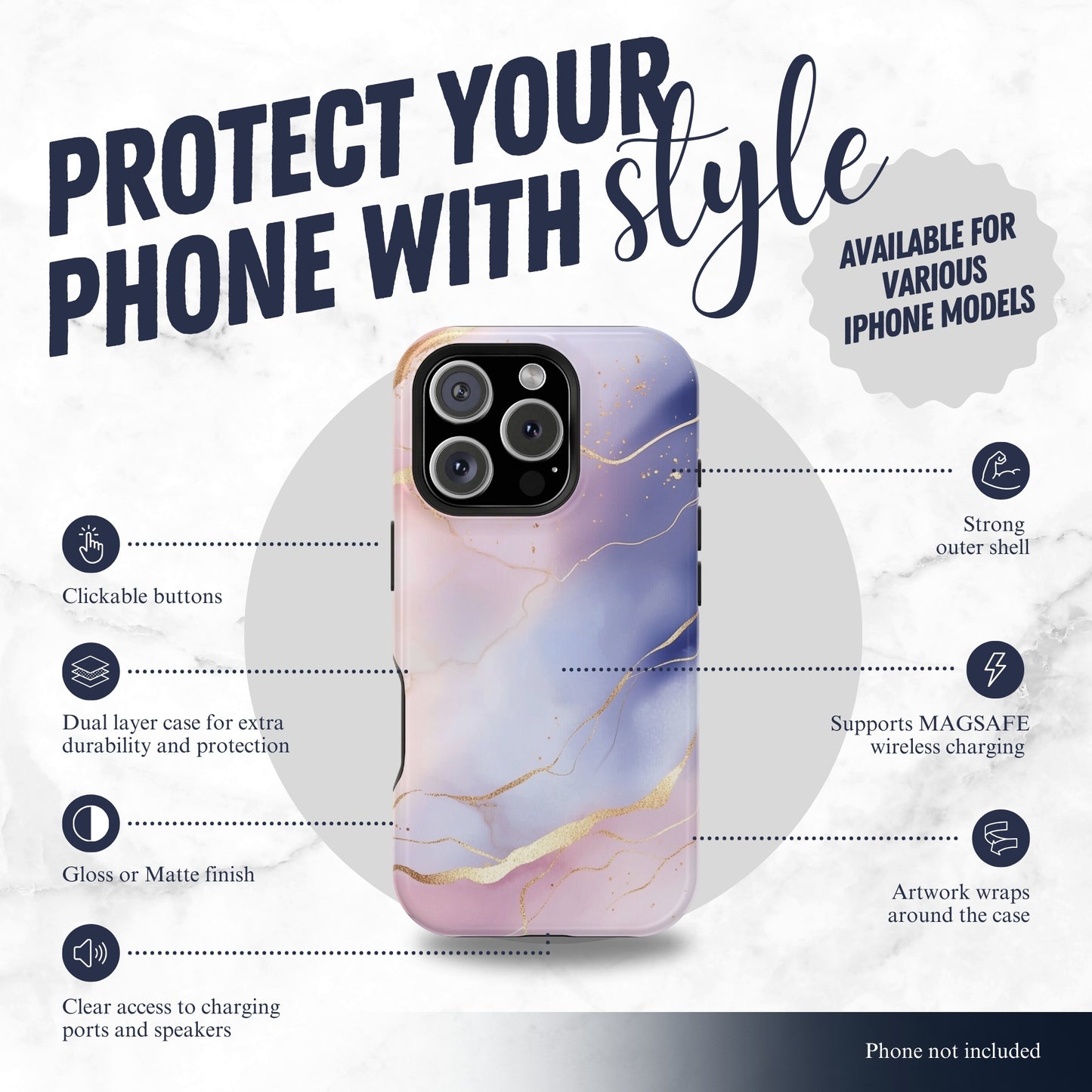 Bubblegum - Magsafe iPhone Case Phone Case-aesthetic phone case-shockproof phone case-cute phone case-designer phone case-elegant phone case-luxury phone case-phone accessories-fashion accessory