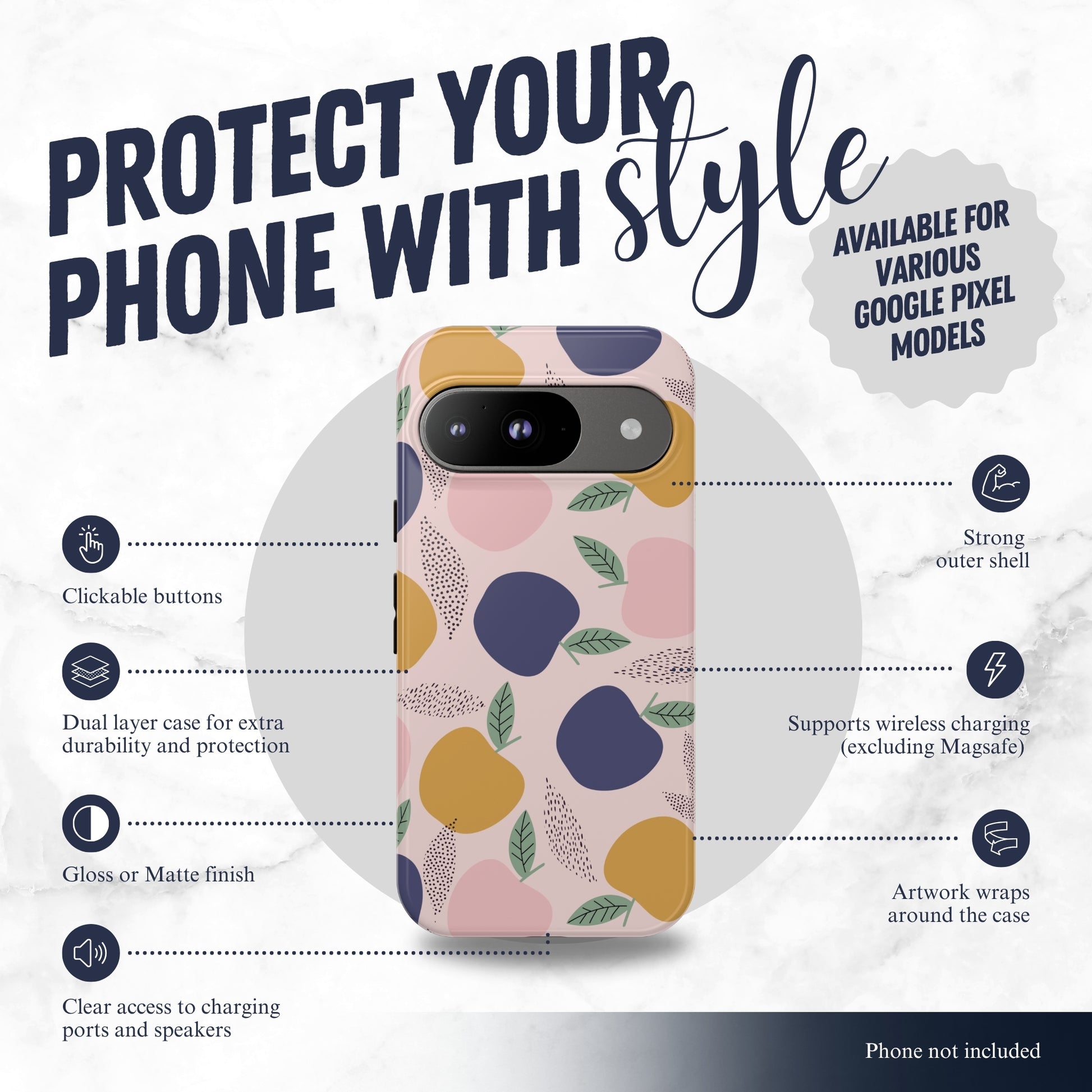 Sunday Market - Google Pixel Case Phone Case-aesthetic phone case-shockproof phone case-cute phone case-designer phone case-elegant phone case-luxury phone case-phone accessories-fashion accessory