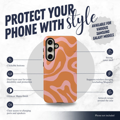 Downtown Groove - Samsung Galaxy Case Phone Case-aesthetic phone case-shockproof phone case-cute phone case-designer phone case-elegant phone case-luxury phone case-phone accessories-fashion accessory