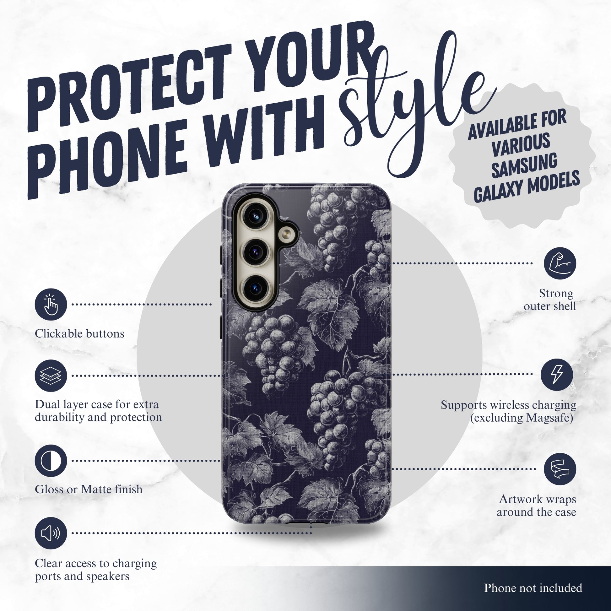 Orchard - Samsung Galaxy Case Phone Case-aesthetic phone case-shockproof phone case-cute phone case-designer phone case-elegant phone case-luxury phone case-phone accessories-fashion accessory