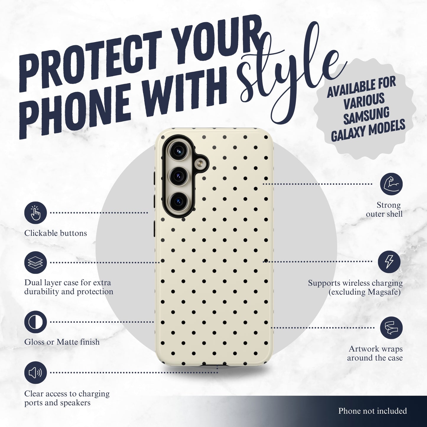 Café Stroll - Samsung Galaxy Case Phone Case-aesthetic phone case-shockproof phone case-cute phone case-designer phone case-elegant phone case-luxury phone case-phone accessories-fashion accessory