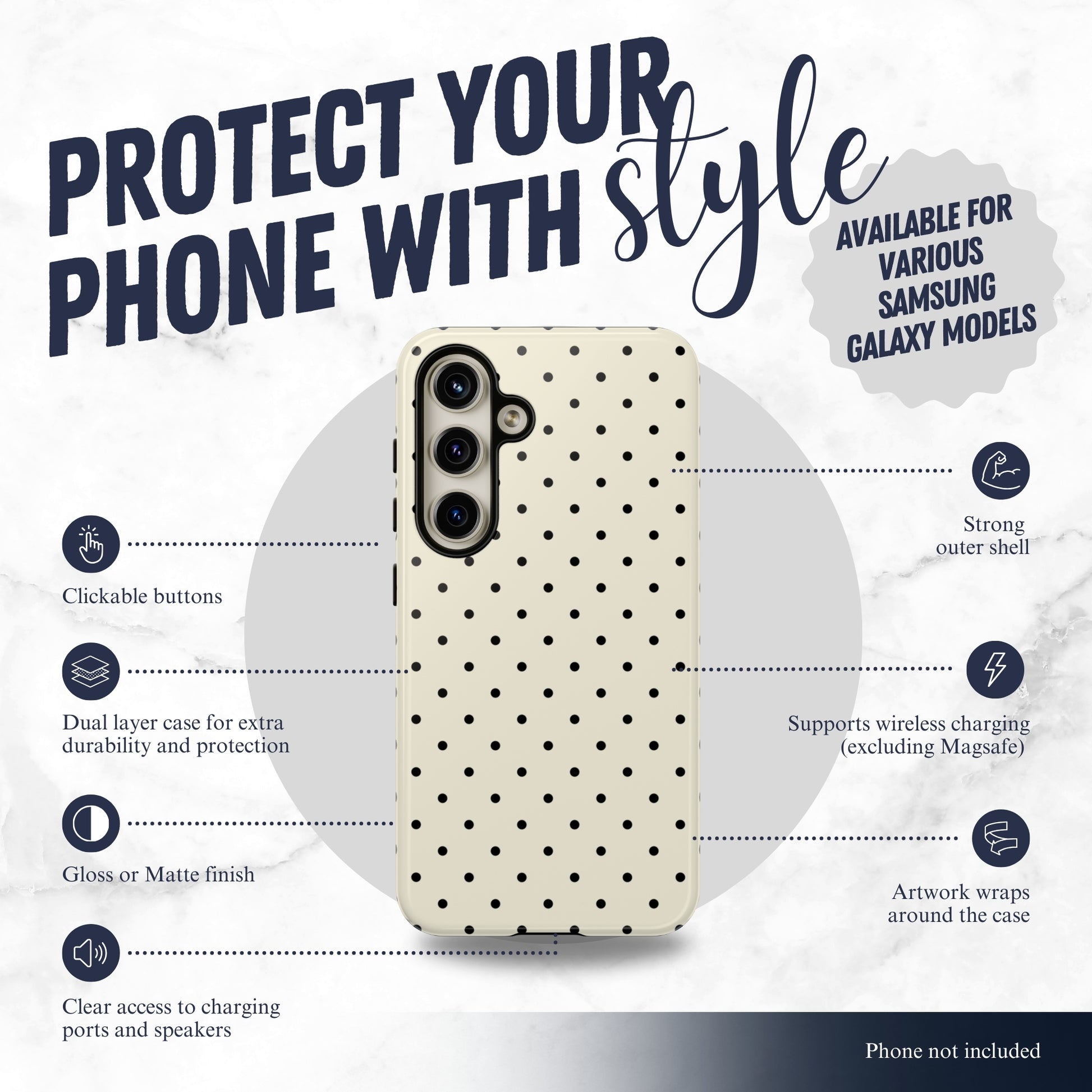 Café Stroll - Samsung Galaxy Case Phone Case-aesthetic phone case-shockproof phone case-cute phone case-designer phone case-elegant phone case-luxury phone case-phone accessories-fashion accessory