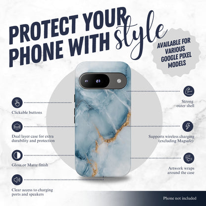 Glacier - Google Pixel Case Phone Case-aesthetic phone case-shockproof phone case-cute phone case-designer phone case-elegant phone case-luxury phone case-phone accessories-fashion accessory