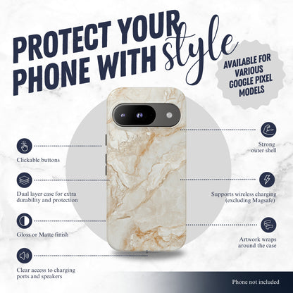 Sandstone - Google Pixel Case Phone Case-aesthetic phone case-shockproof phone case-cute phone case-designer phone case-elegant phone case-luxury phone case-phone accessories-fashion accessory