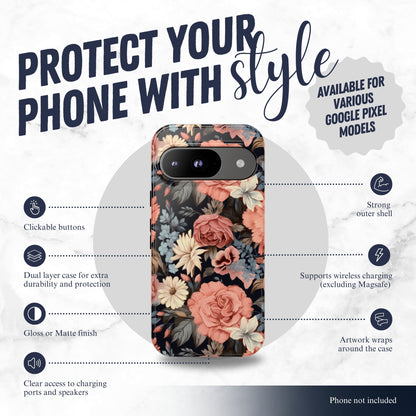 Secret Garden - Google Pixel Case Phone Case-aesthetic phone case-shockproof phone case-cute phone case-designer phone case-elegant phone case-luxury phone case-phone accessories-fashion accessory