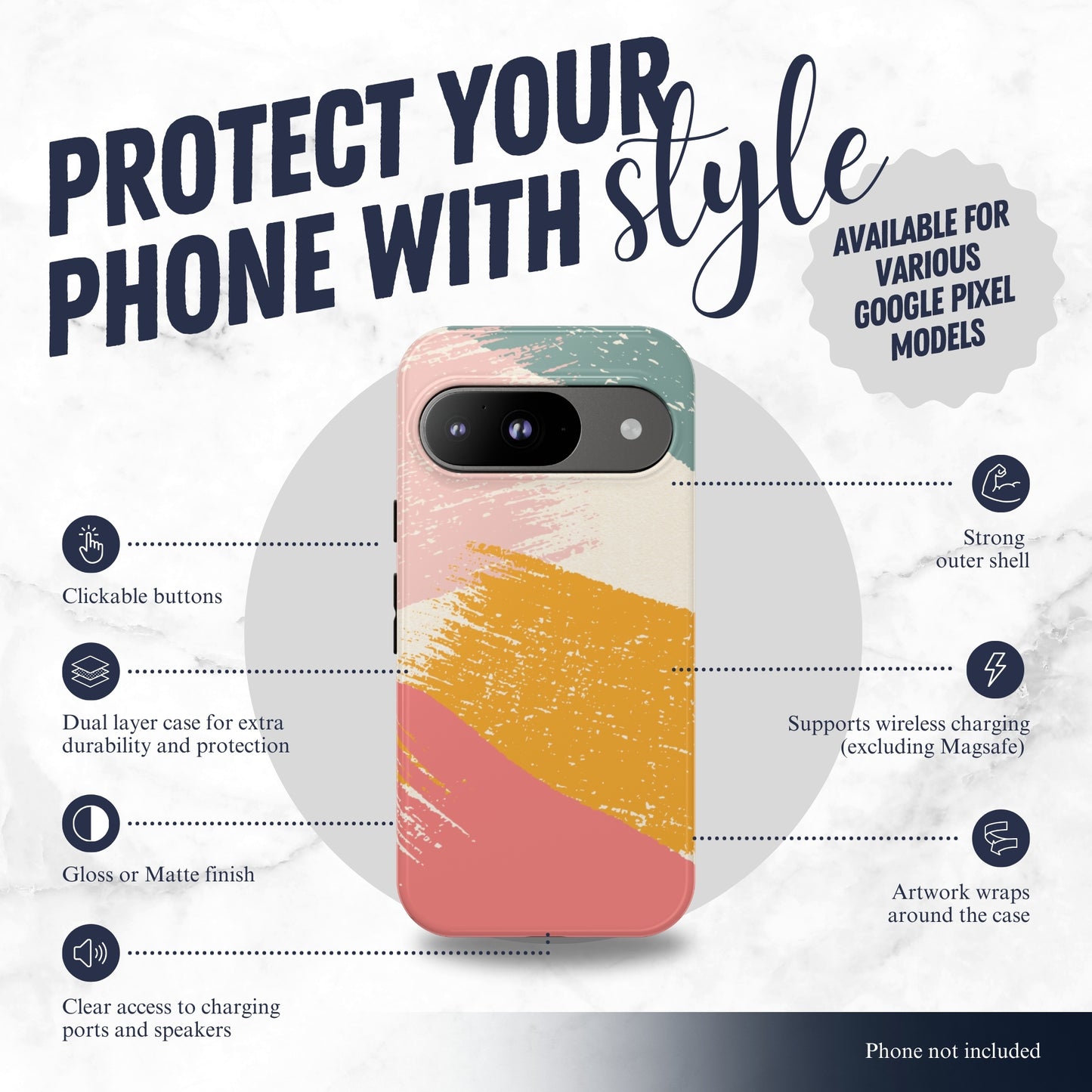 Cotton Candy - Google Pixel Case Phone Case-aesthetic phone case-shockproof phone case-cute phone case-designer phone case-elegant phone case-luxury phone case-phone accessories-fashion accessory