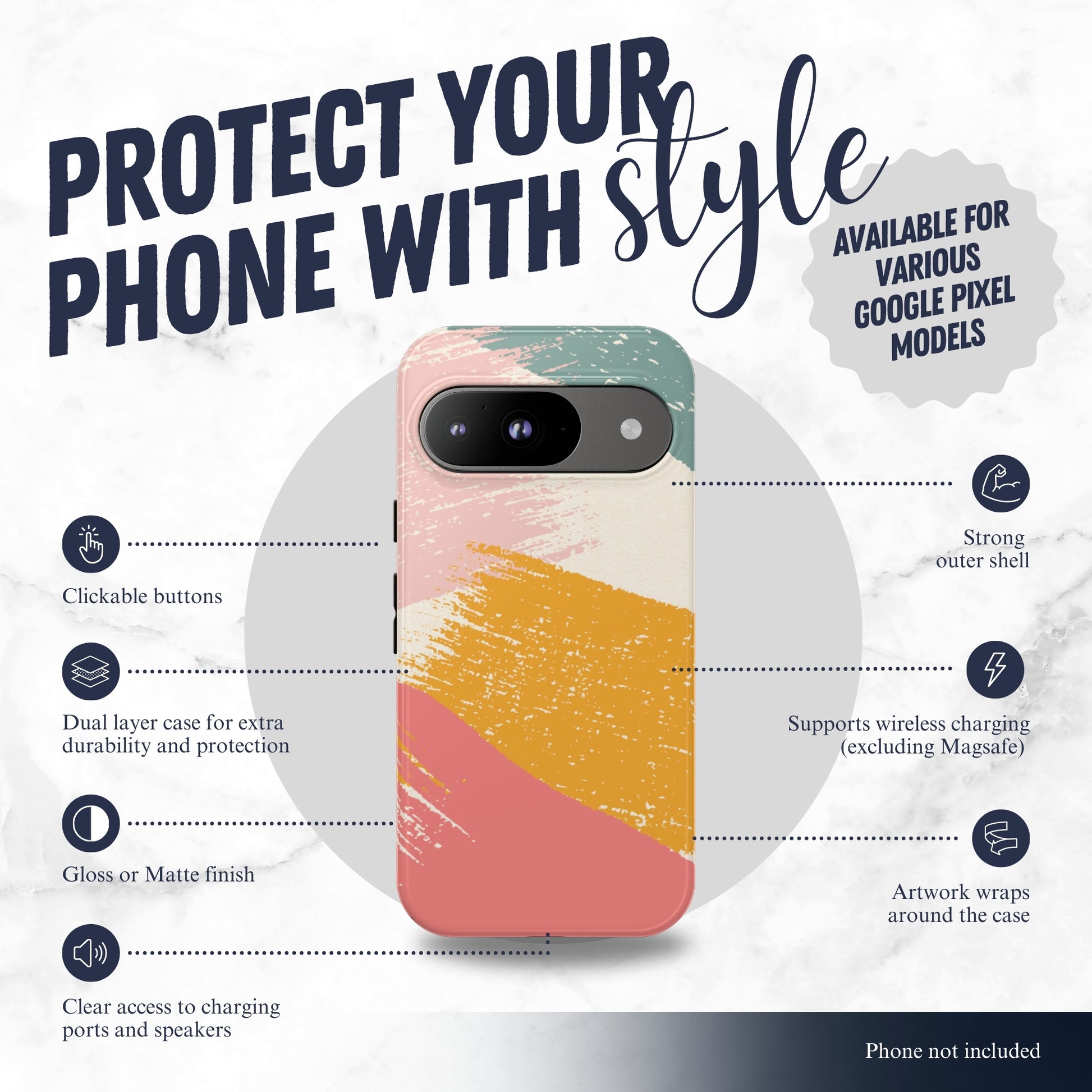 Cotton Candy - Google Pixel Case Phone Case-aesthetic phone case-shockproof phone case-cute phone case-designer phone case-elegant phone case-luxury phone case-phone accessories-fashion accessory