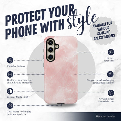 Rosy Gossip - Samsung Galaxy Case Phone Case-aesthetic phone case-shockproof phone case-cute phone case-designer phone case-elegant phone case-luxury phone case-phone accessories-fashion accessory