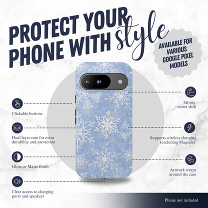 Winter Kiss - Google Pixel Case Phone Case-aesthetic phone case-shockproof phone case-cute phone case-designer phone case-elegant phone case-luxury phone case-phone accessories-fashion accessory