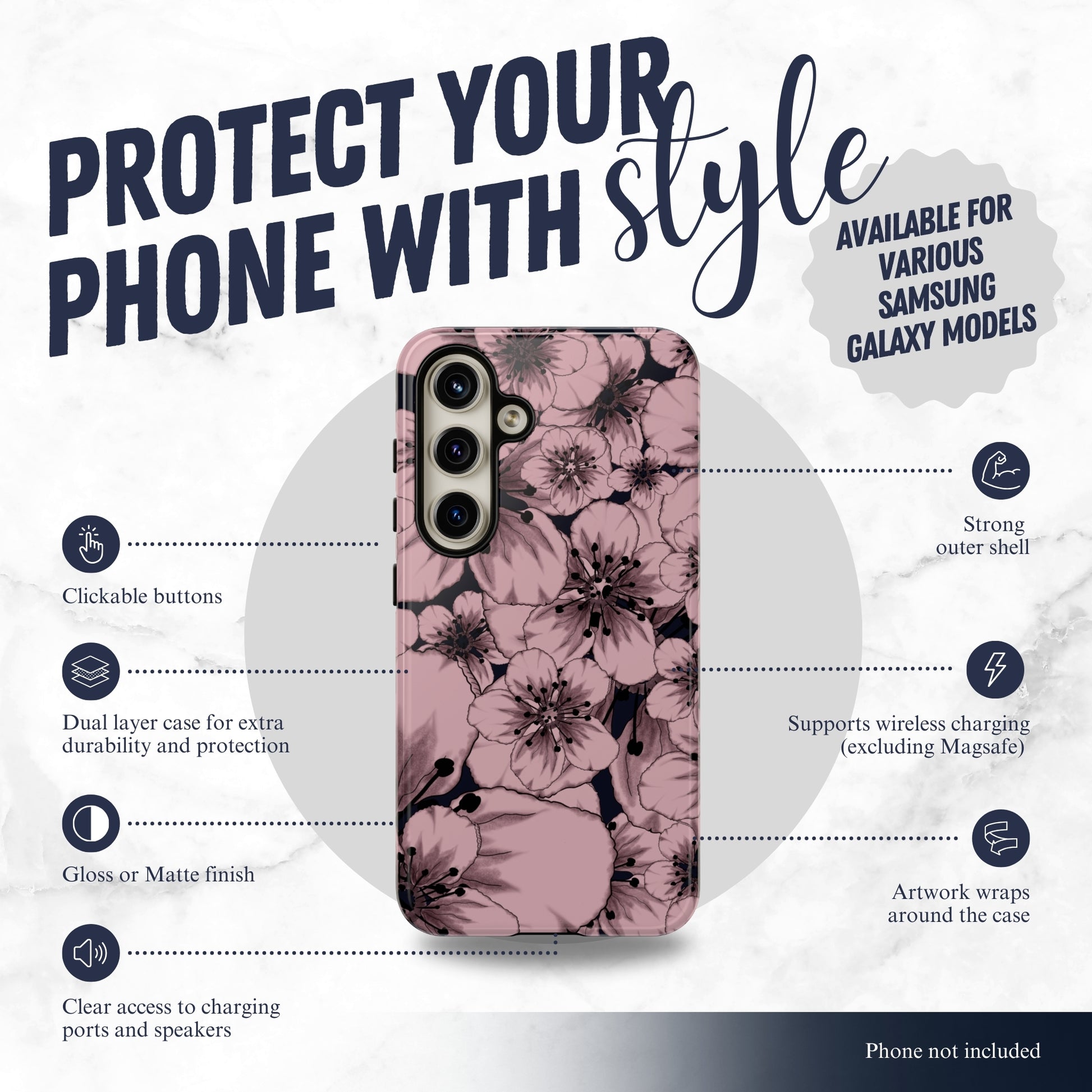 Feudal Beauty - Samsung Galaxy Case Phone Case-aesthetic phone case-shockproof phone case-cute phone case-designer phone case-elegant phone case-luxury phone case-phone accessories-fashion accessory