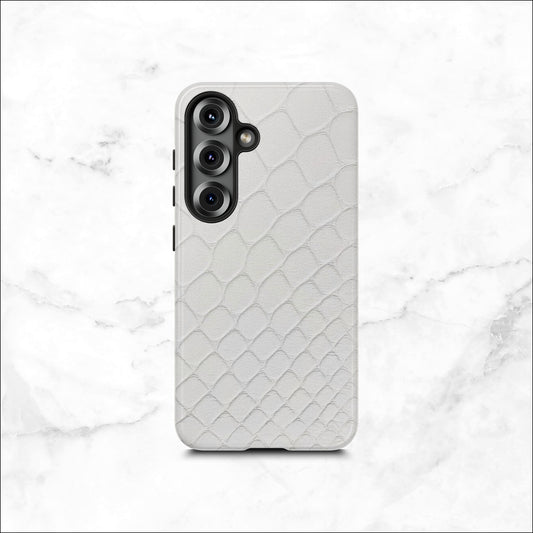 White Serpent - Samsung Galaxy Case Phone Case-aesthetic phone case-shockproof phone case-cute phone case-designer phone case-elegant phone case-luxury phone case-phone accessories-fashion accessory