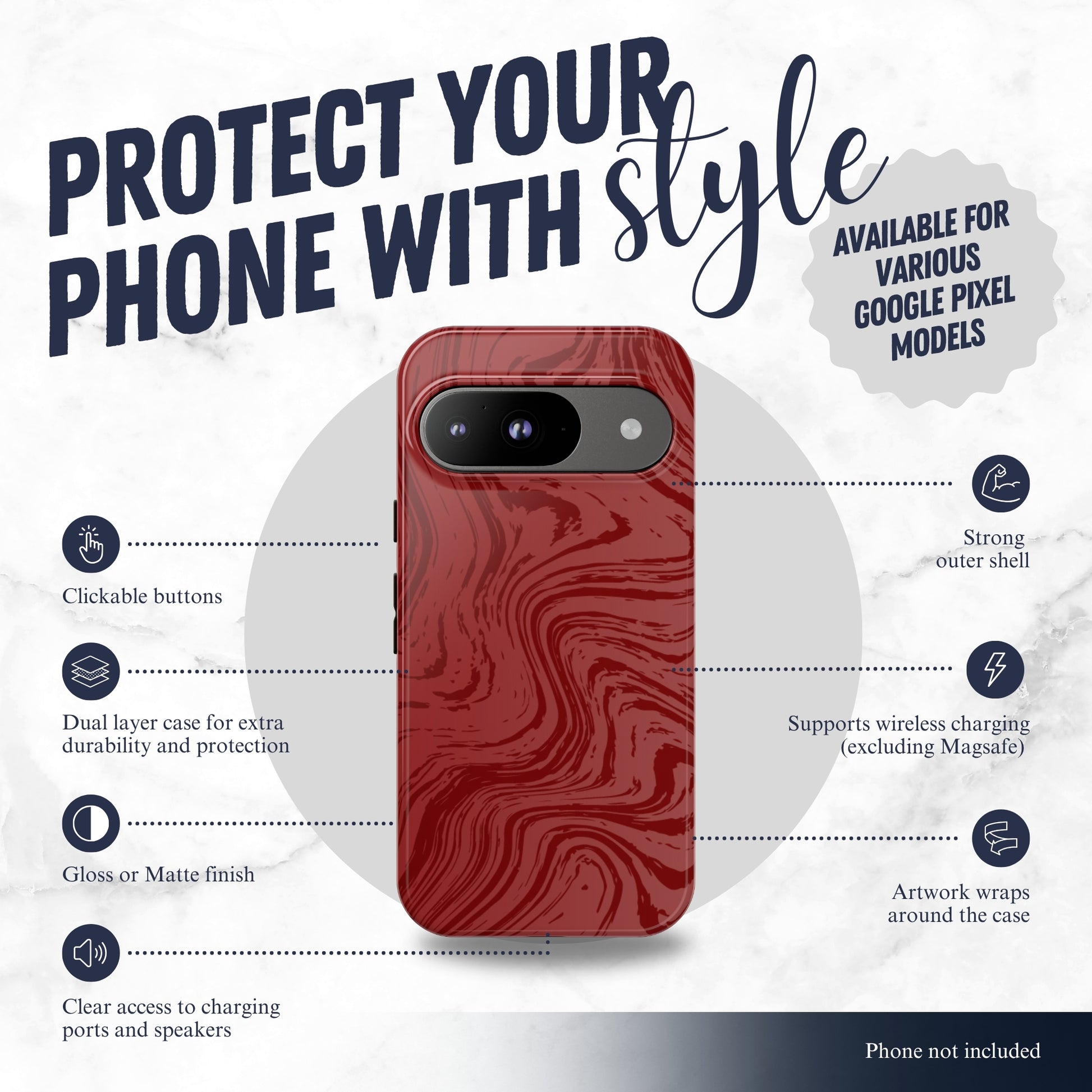 Enchantress - Google Pixel Case Phone Case-aesthetic phone case-shockproof phone case-cute phone case-designer phone case-elegant phone case-luxury phone case-phone accessories-fashion accessory