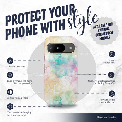 Bubble Bath - Google Pixel Case Phone Case-aesthetic phone case-shockproof phone case-cute phone case-designer phone case-elegant phone case-luxury phone case-phone accessories-fashion accessory