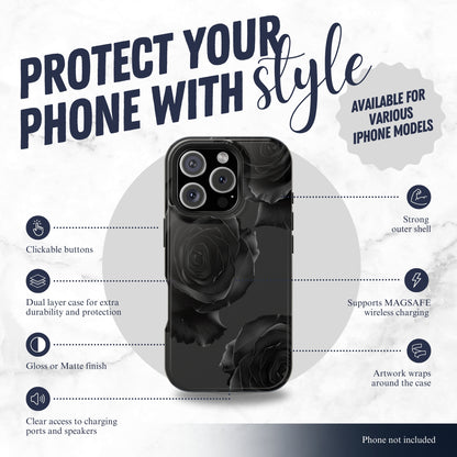 Dark Mystery - Magsafe iPhone Case Phone Case-aesthetic phone case-shockproof phone case-cute phone case-designer phone case-elegant phone case-luxury phone case-phone accessories-fashion accessory