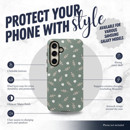 Sage - Samsung Galaxy Case Phone Case-aesthetic phone case-shockproof phone case-cute phone case-designer phone case-elegant phone case-luxury phone case-phone accessories-fashion accessory
