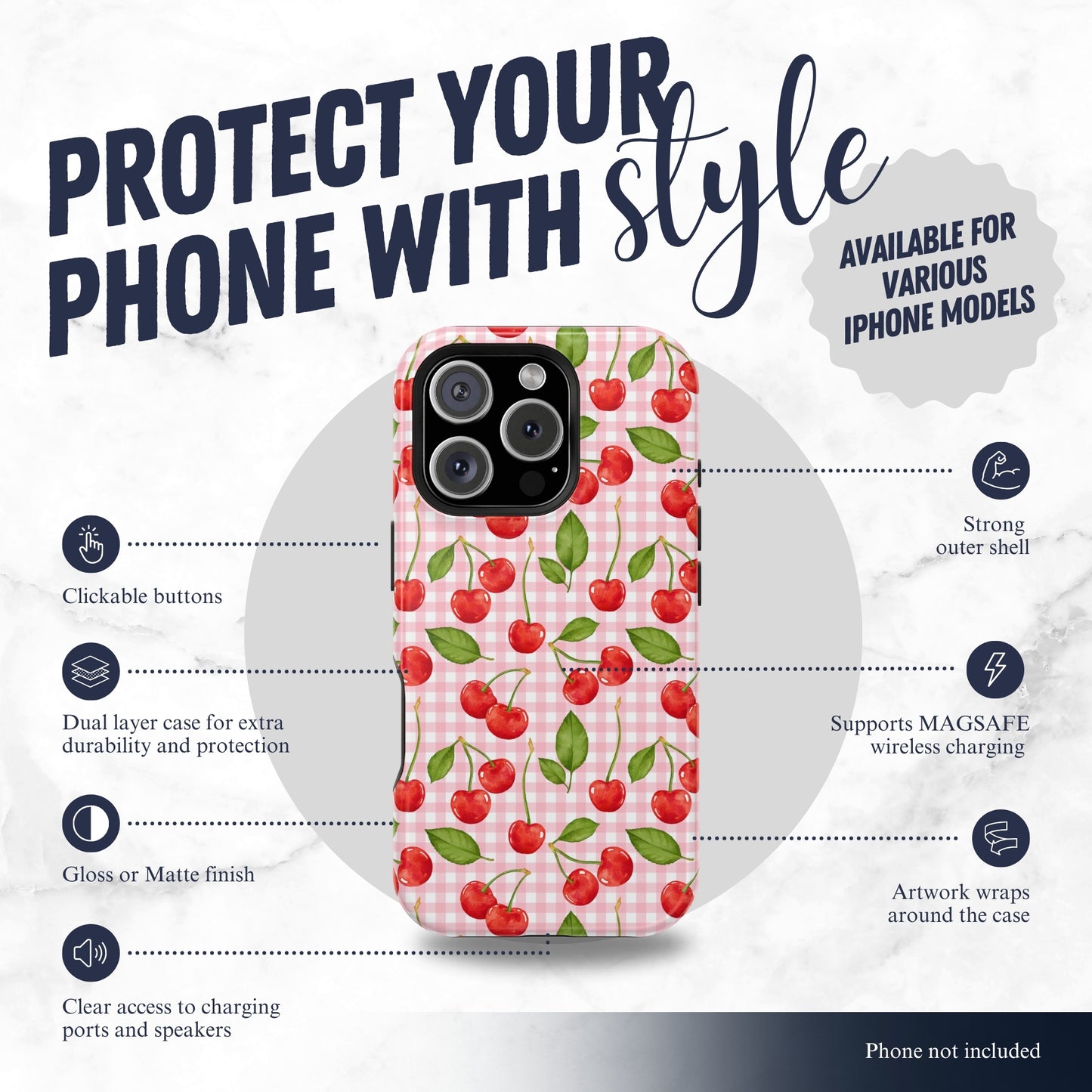 Flirting Season - Magsafe iPhone Case Phone Case-aesthetic phone case-shockproof phone case-cute phone case-designer phone case-elegant phone case-luxury phone case-phone accessories-fashion accessory