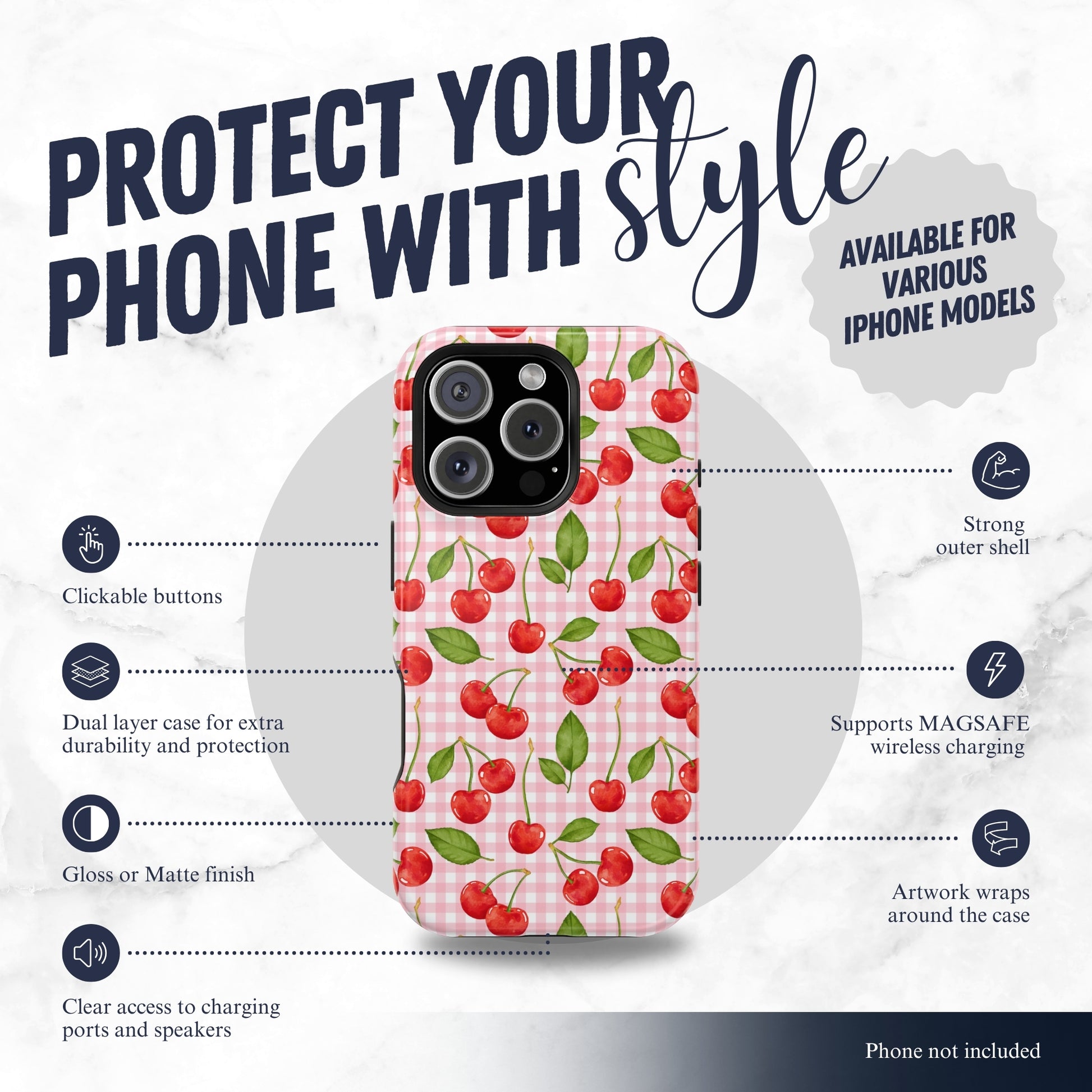 Flirting Season - Magsafe iPhone Case Phone Case-aesthetic phone case-shockproof phone case-cute phone case-designer phone case-elegant phone case-luxury phone case-phone accessories-fashion accessory