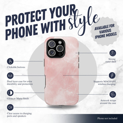 Rosy Gossip - Magsafe iPhone Case Phone Case-aesthetic phone case-shockproof phone case-cute phone case-designer phone case-elegant phone case-luxury phone case-phone accessories-fashion accessory