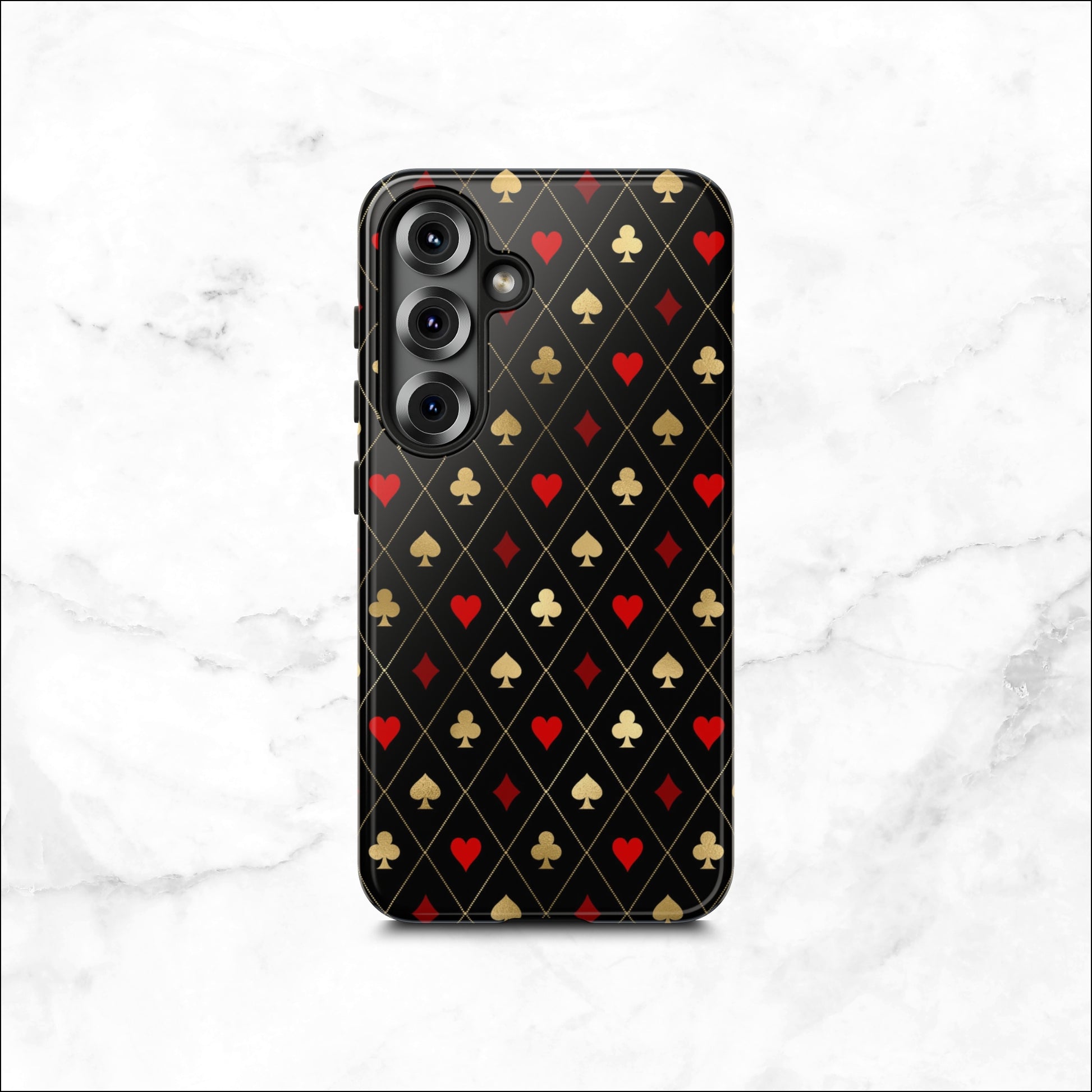 Royal Flush - Samsung Galaxy Case Phone Case-aesthetic phone case-shockproof phone case-cute phone case-designer phone case-elegant phone case-luxury phone case-phone accessories-fashion accessory