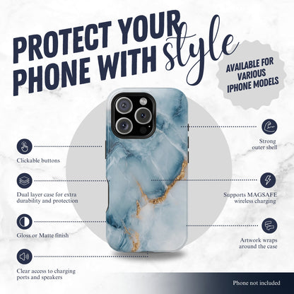 Glacier - Magsafe iPhone Case Phone Case-aesthetic phone case-shockproof phone case-cute phone case-designer phone case-elegant phone case-luxury phone case-phone accessories-fashion accessory