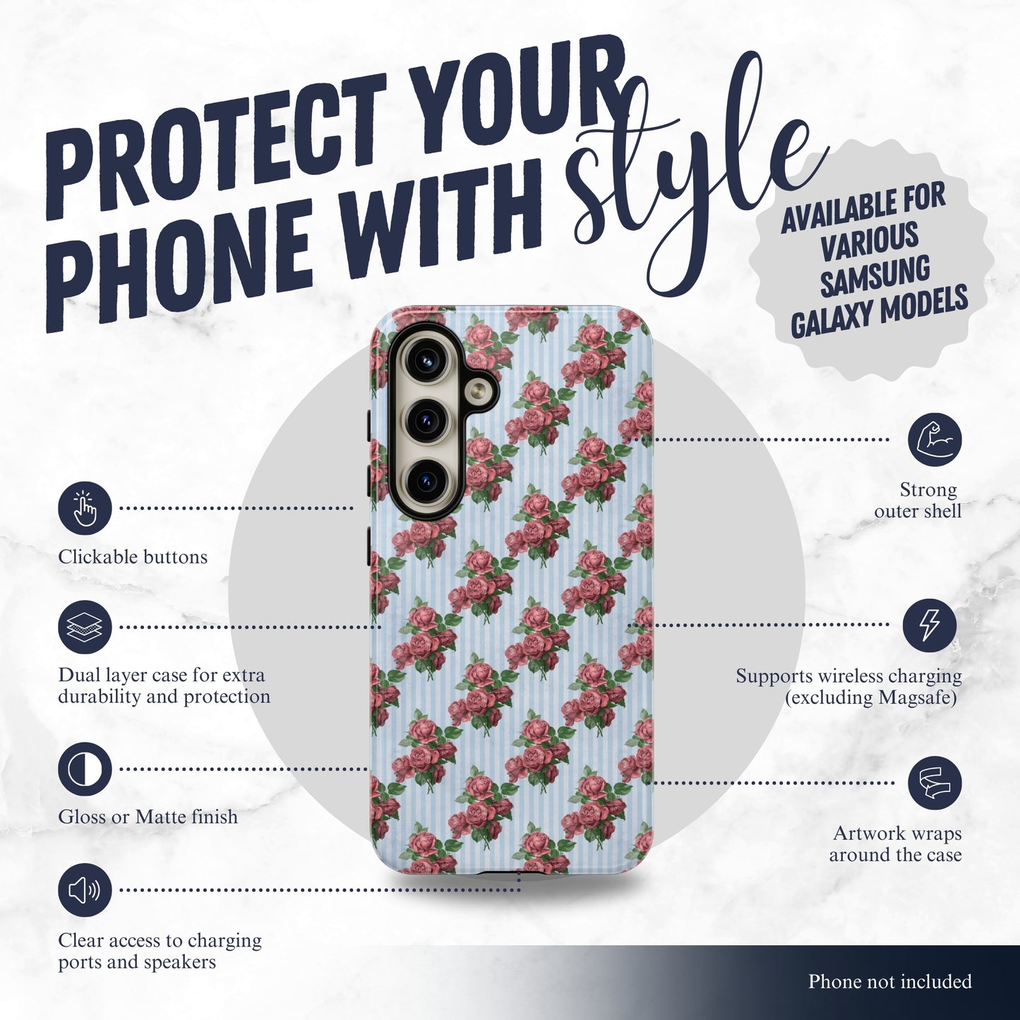 Something Subtle - Samsung Galaxy Case Phone Case-aesthetic phone case-shockproof phone case-cute phone case-designer phone case-elegant phone case-luxury phone case-phone accessories-fashion accessory