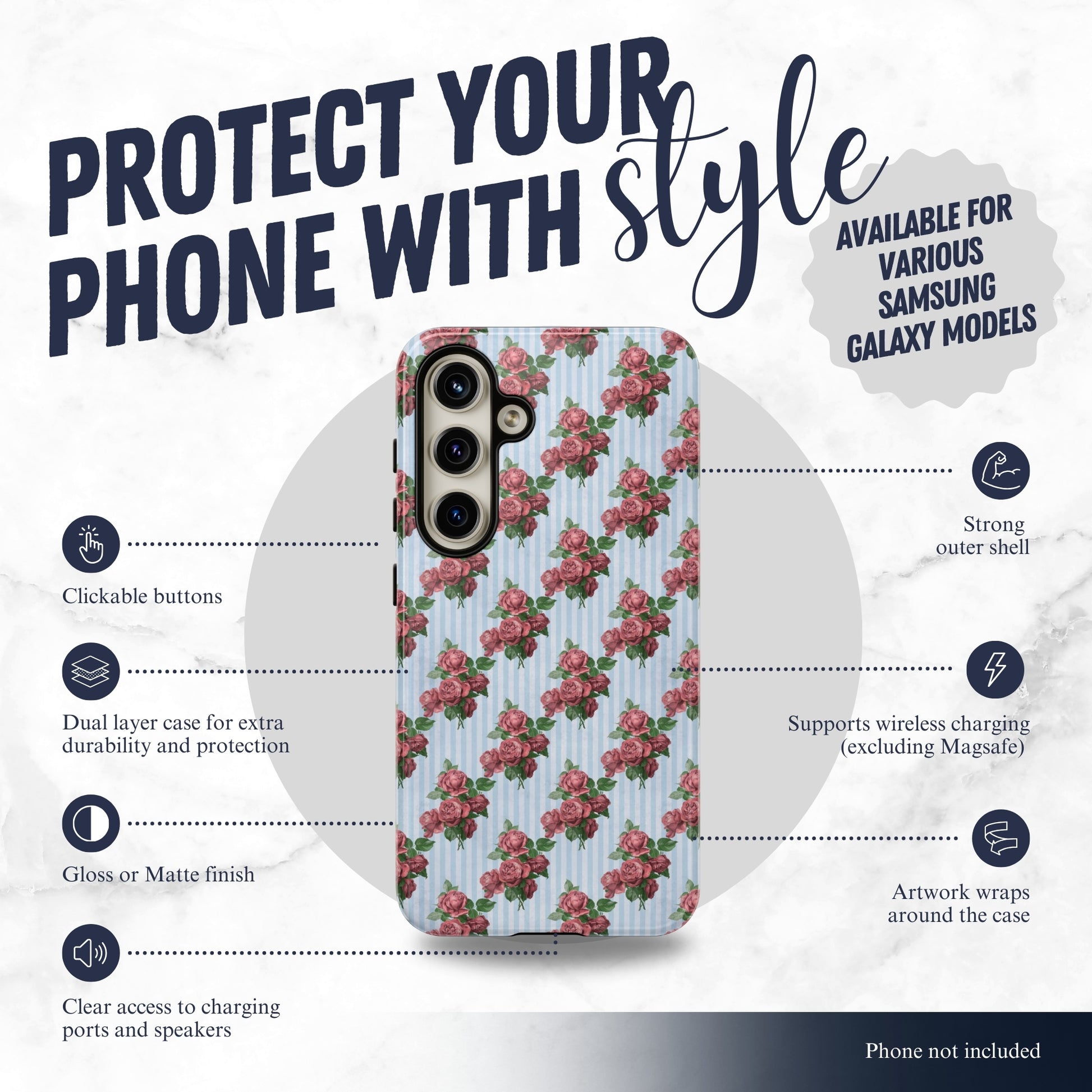 Something Subtle - Samsung Galaxy Case Phone Case-aesthetic phone case-shockproof phone case-cute phone case-designer phone case-elegant phone case-luxury phone case-phone accessories-fashion accessory