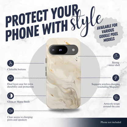Double Cream - Google Pixel Case Phone Case-aesthetic phone case-shockproof phone case-cute phone case-designer phone case-elegant phone case-luxury phone case-phone accessories-fashion accessory