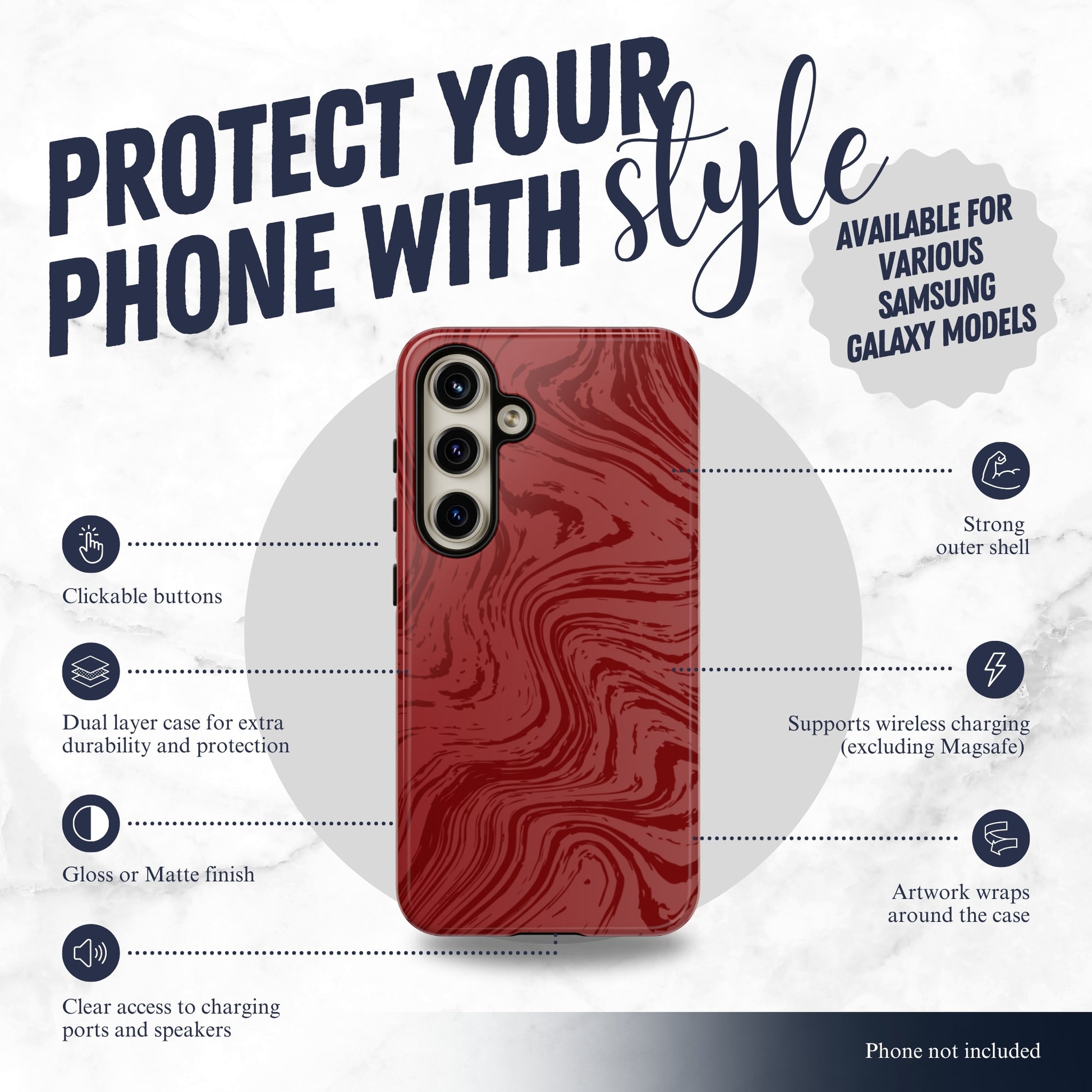 Enchantress - Samsung Galaxy Case Phone Case-aesthetic phone case-shockproof phone case-cute phone case-designer phone case-elegant phone case-luxury phone case-phone accessories-fashion accessory