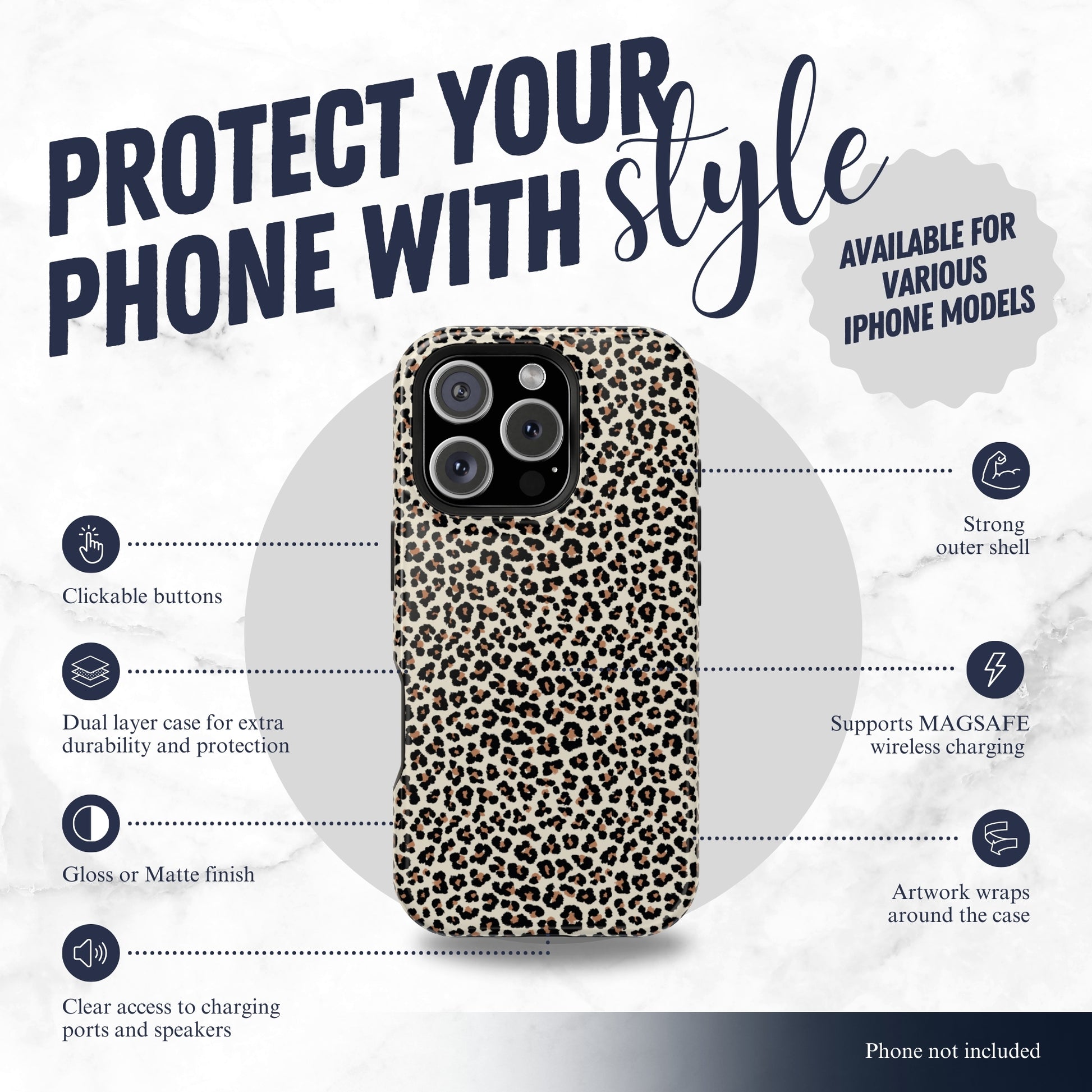 Wildcat - Magsafe iPhone Case Phone Case-aesthetic phone case-shockproof phone case-cute phone case-designer phone case-elegant phone case-luxury phone case-phone accessories-fashion accessory