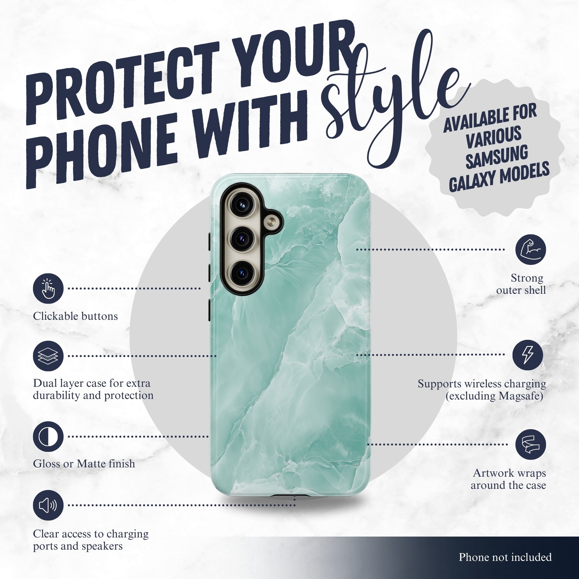 Jade - Samsung Galaxy Case Phone Case-aesthetic phone case-shockproof phone case-cute phone case-designer phone case-elegant phone case-luxury phone case-phone accessories-fashion accessory