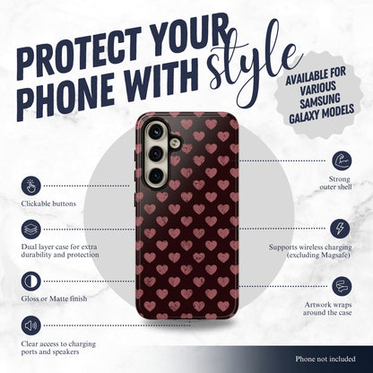 Velvet Vow - Samsung Galaxy Case Phone Case-aesthetic phone case-shockproof phone case-cute phone case-designer phone case-elegant phone case-luxury phone case-phone accessories-fashion accessory