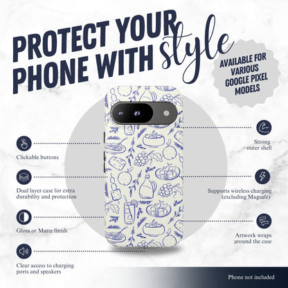 Foodie - Google Pixel Case Phone Case-aesthetic phone case-shockproof phone case-cute phone case-designer phone case-elegant phone case-luxury phone case-phone accessories-fashion accessory