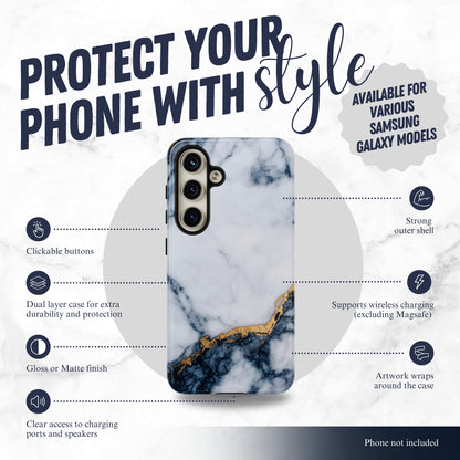 Azure Alloy - Samsung Galaxy Case Phone Case-aesthetic phone case-shockproof phone case-cute phone case-designer phone case-elegant phone case-luxury phone case-phone accessories-fashion accessory